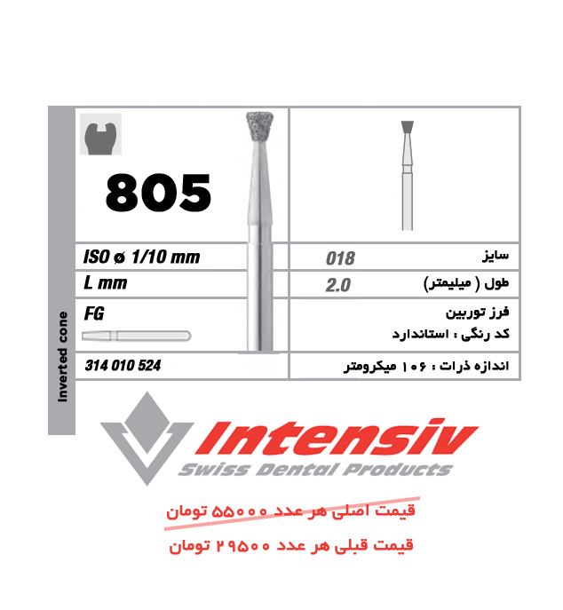 فرز توربین الماسی Inverted Cone 