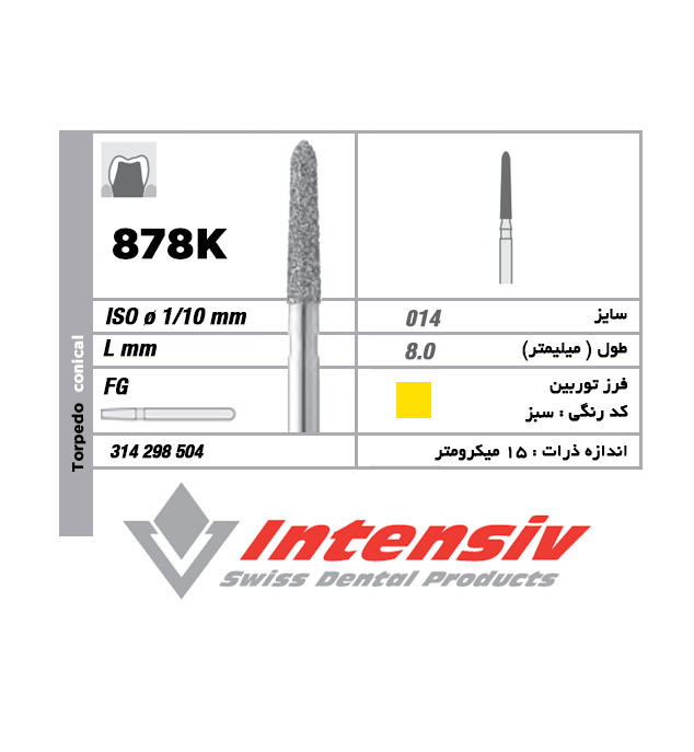 فرز توربین الماسی تورپیدو 878K 