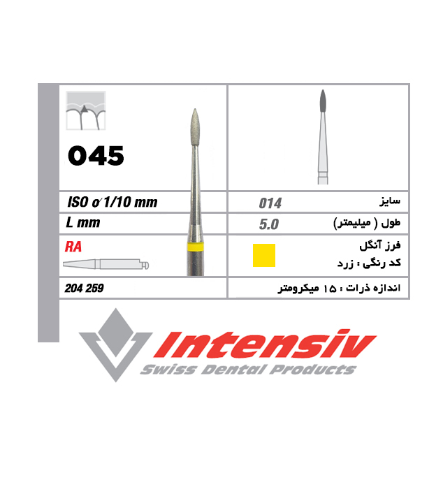 فرز آنگل Intensiv For Odontoplasty